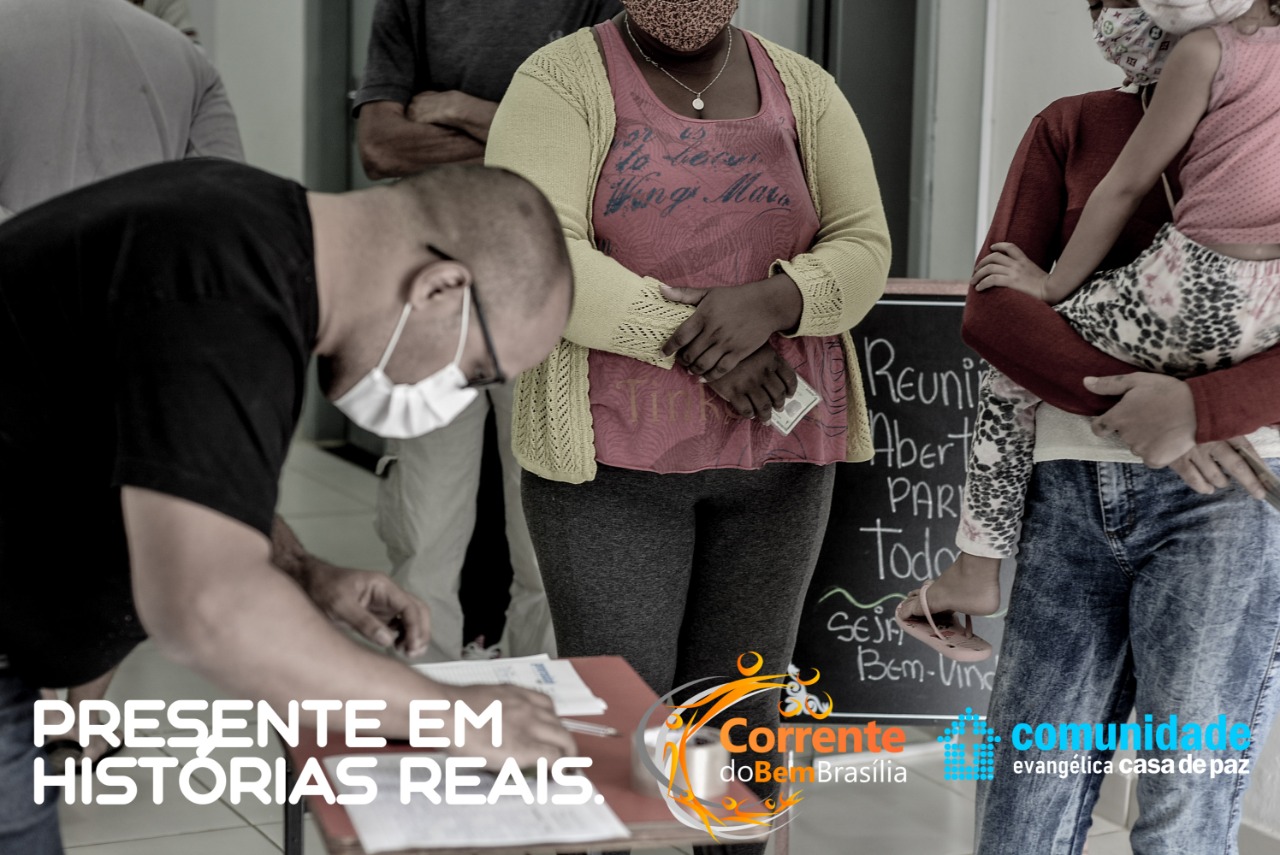 SORRISOS POR DETRÁS DAS MÁSCARAS - DOANDO CESTAS BÁSICAS
